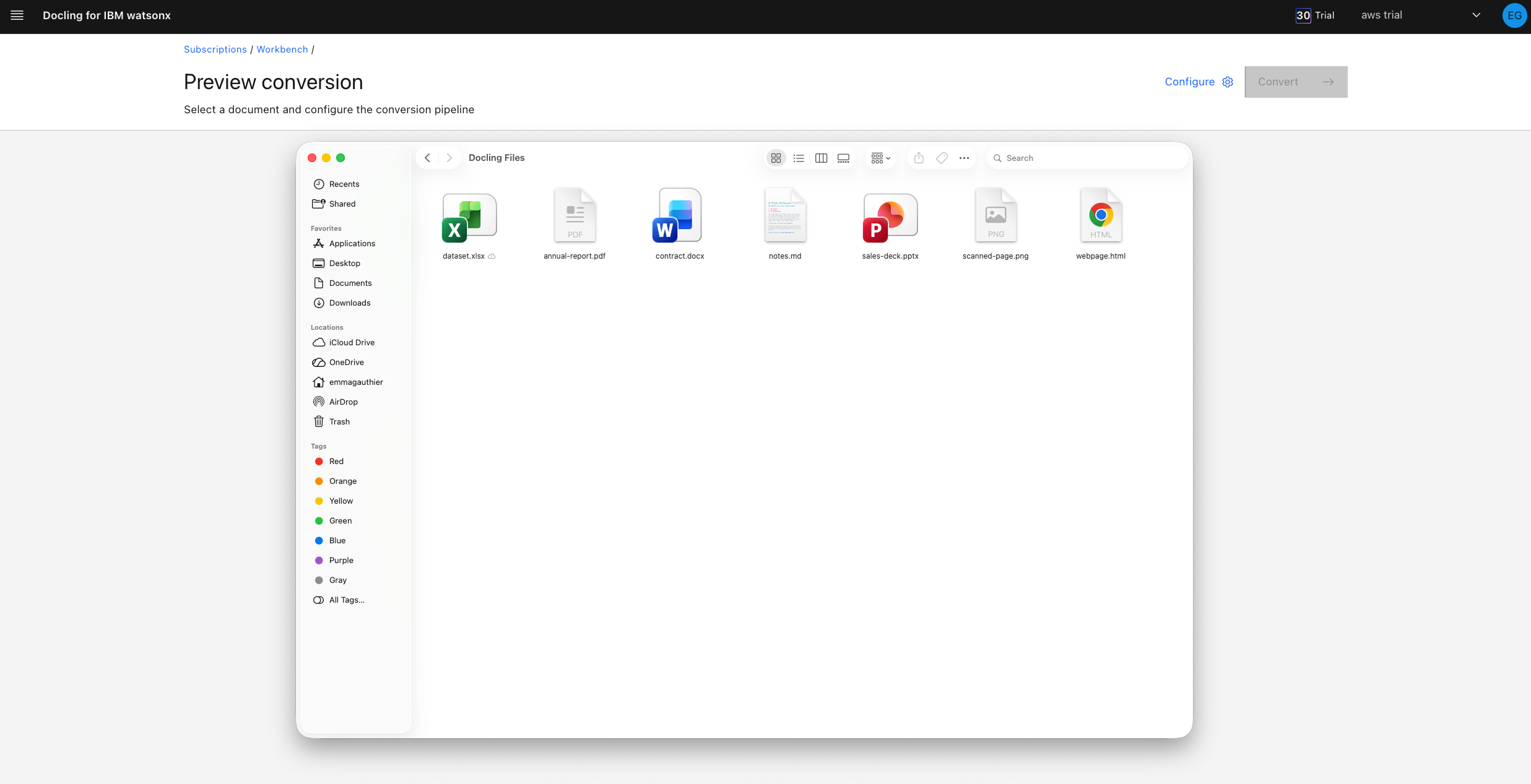 Work with documents across many formats