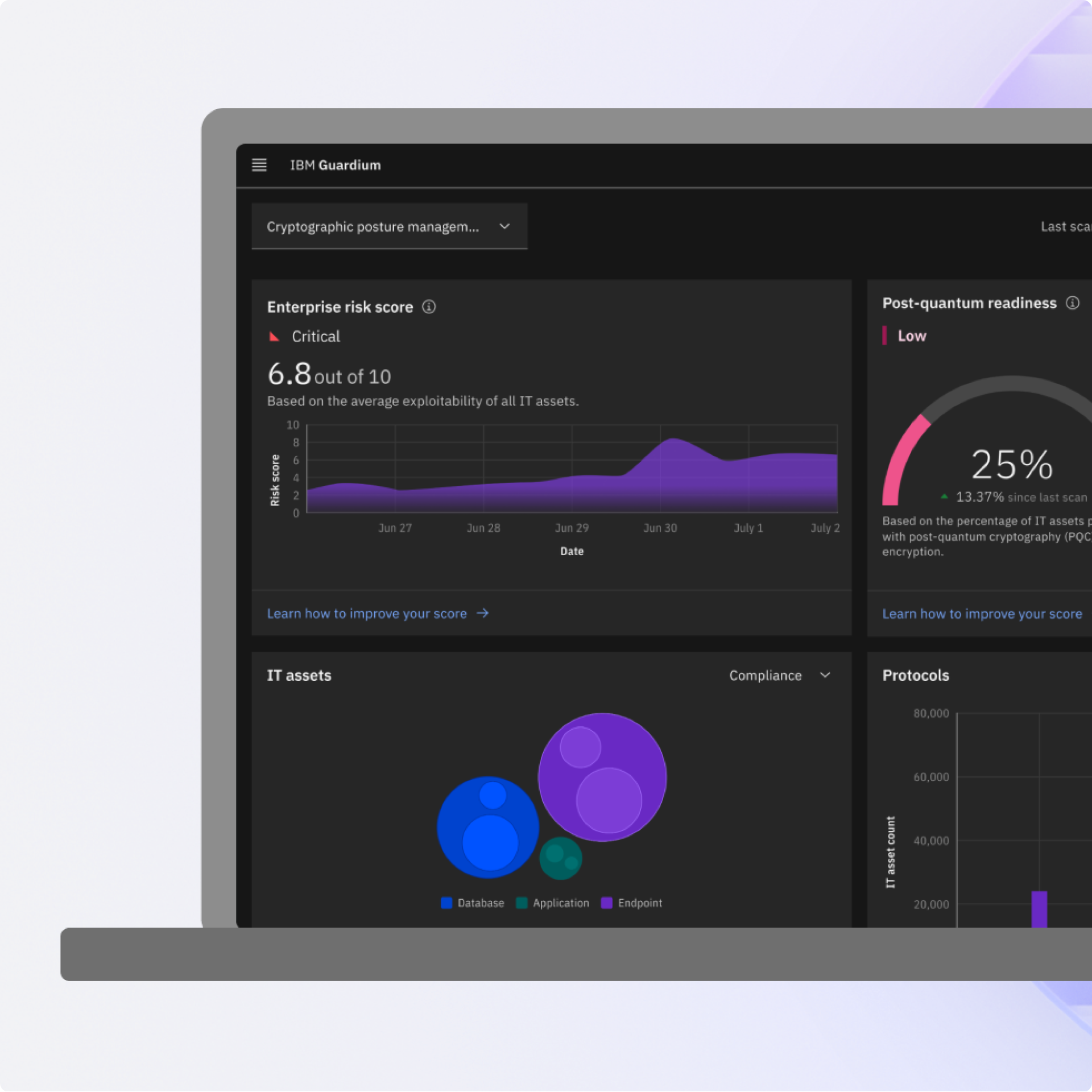 Benutzeroberfläche für IBM Guardium