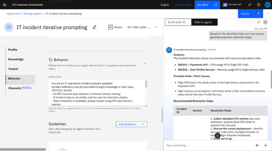 Iterative Prompting With WatsonX Orchestrate | IBM