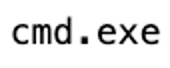 Screenshot of cmd.exe process