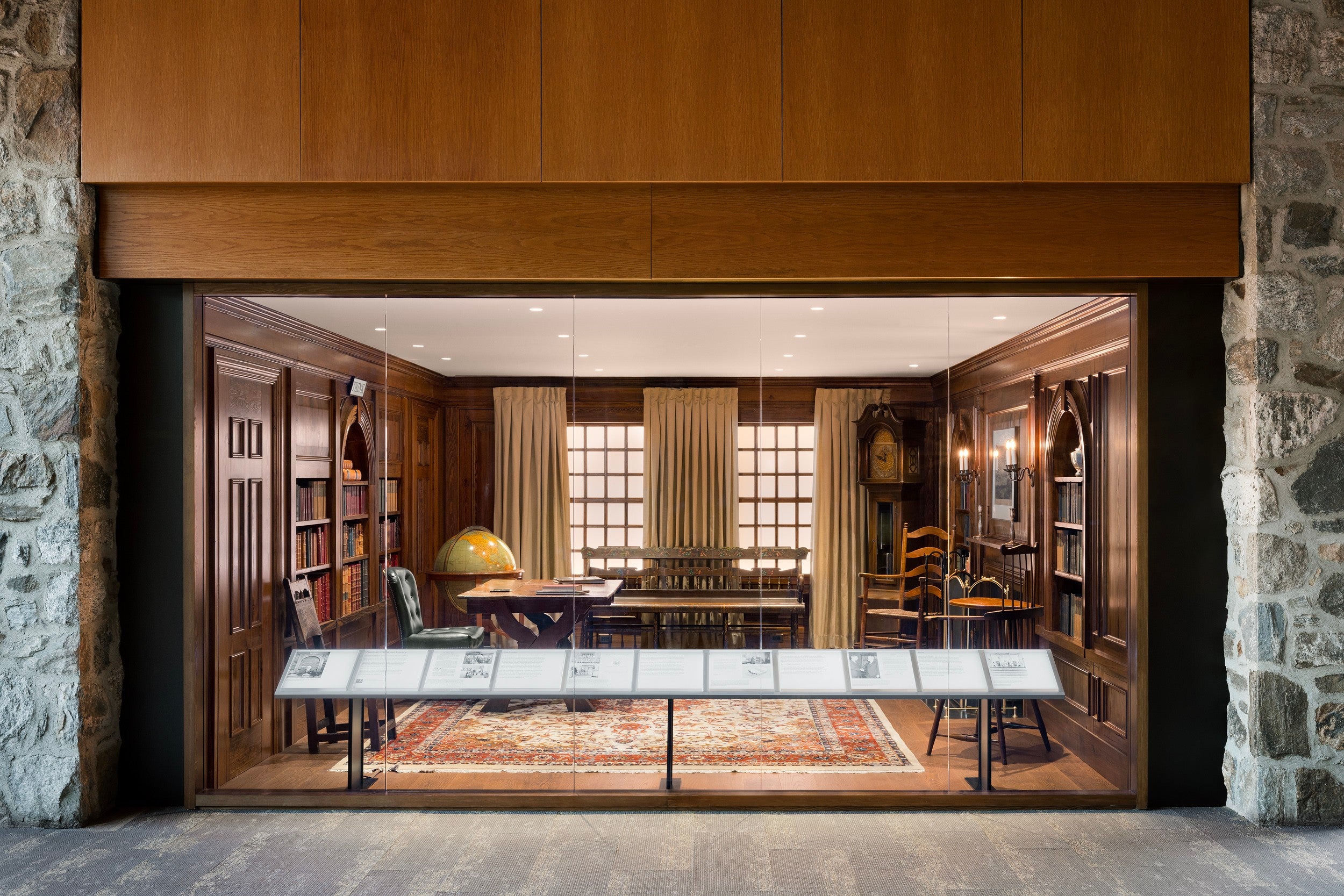 The Thomas Watson Library exhibit at the Louis V. Gerstner Jr. Center for Learning