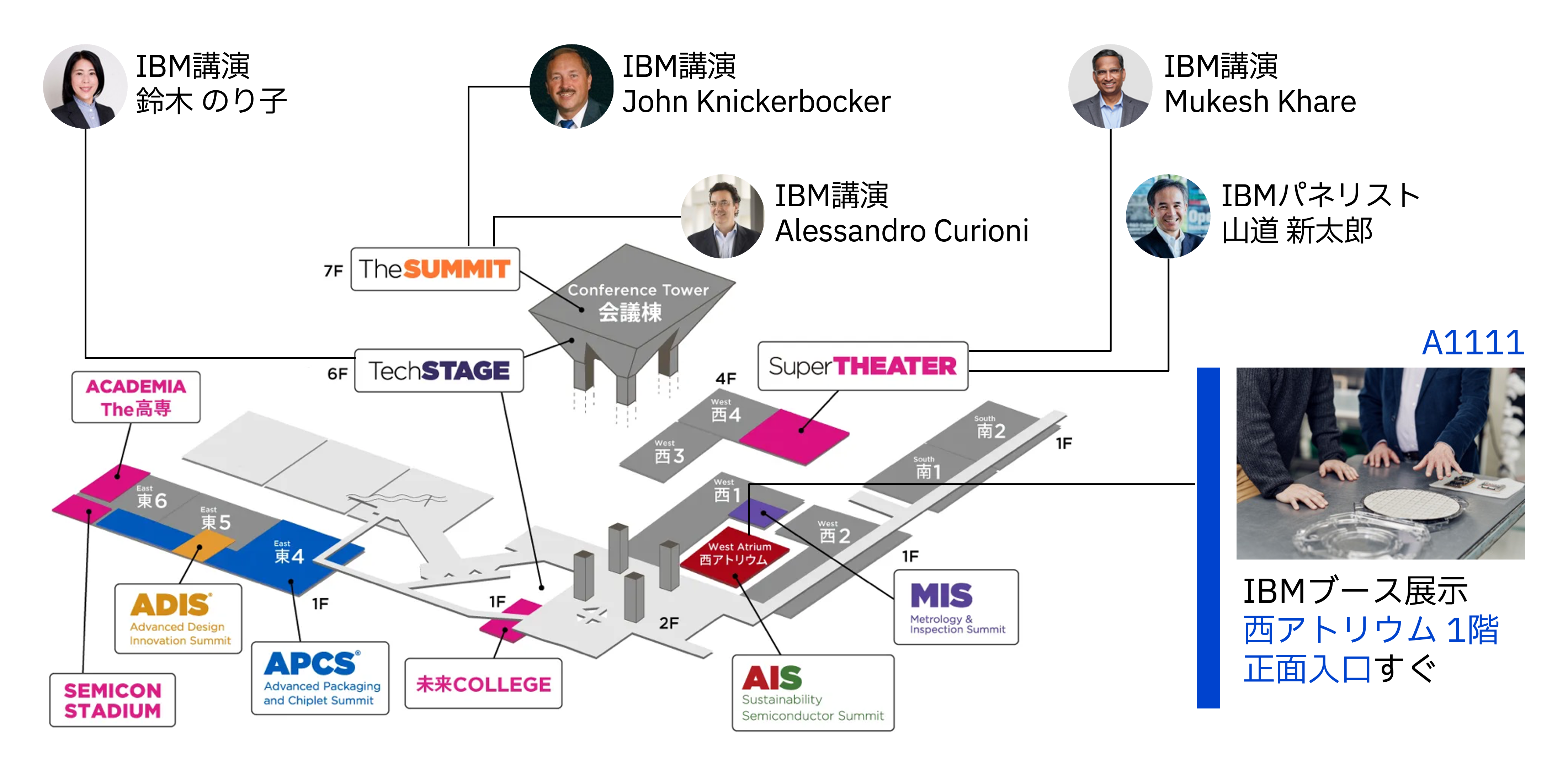 IBMイベントの詳細レイアウト図