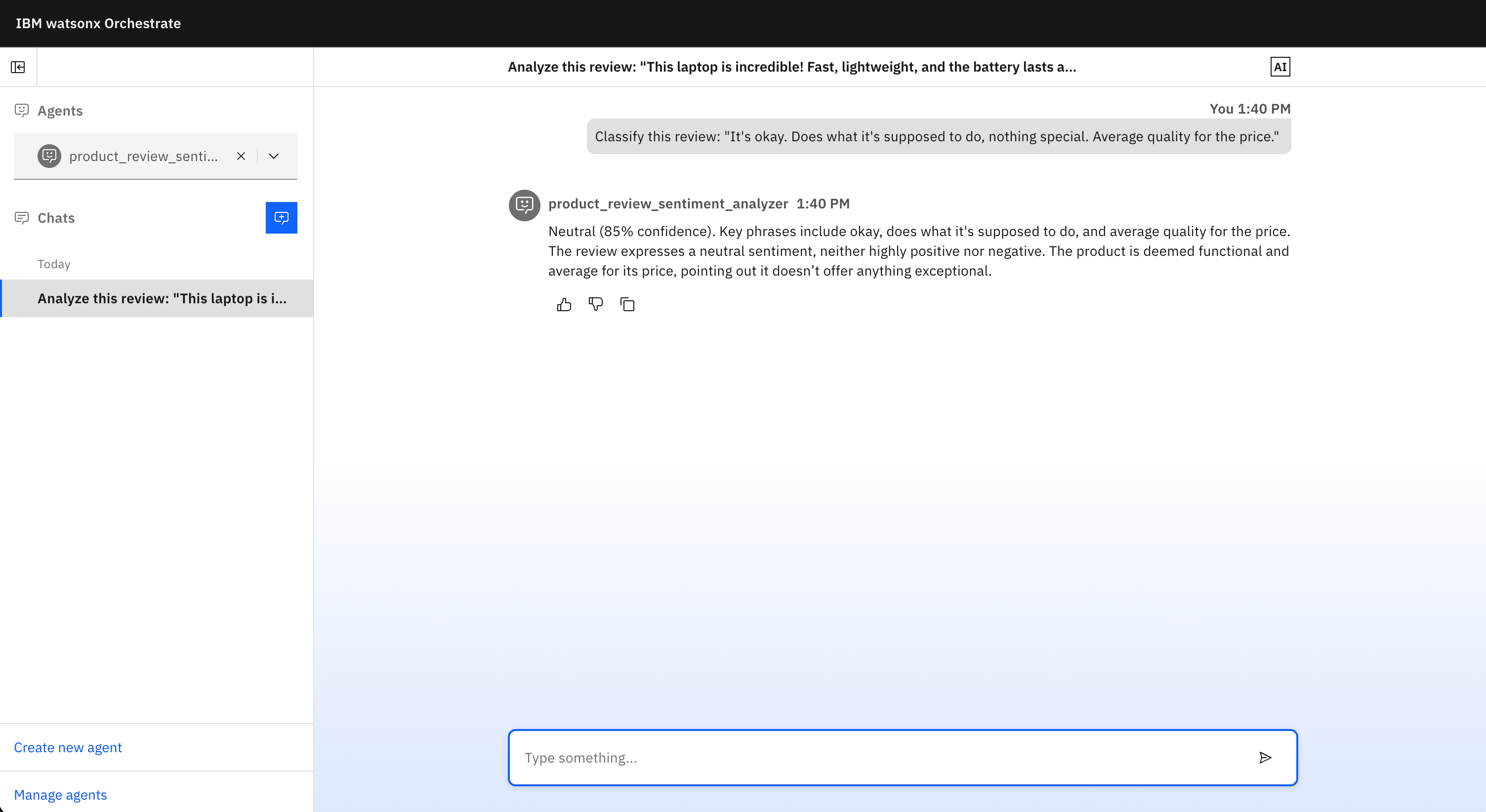 neutral review example